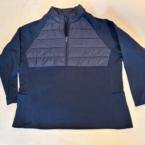32 Degrees Navy Half-Zip Pullover Jacket